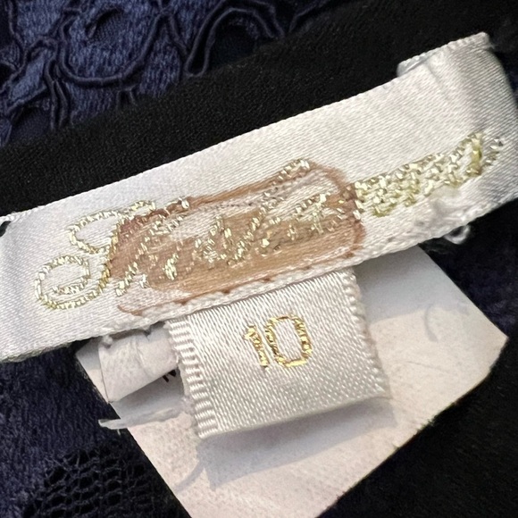 Shoshanna Midnight Taber Dress 10 - Picture 9 of 9